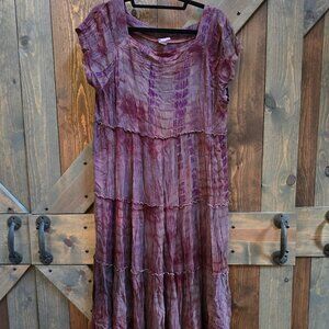 Size Large Tie-Dye Dress by Natural Life